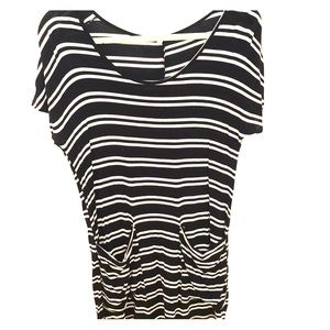 Striped T-shirt dress